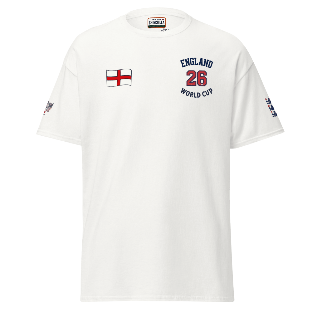England World Cup 26 Unisex Classic Tee - Chinchilla Choons