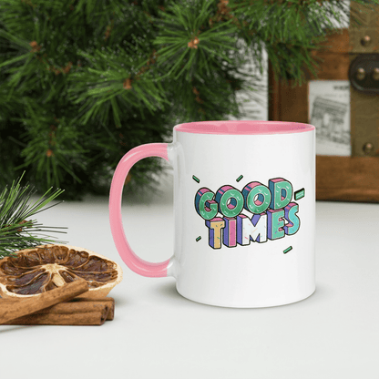 Good Times White Glossy Mug - Chinchilla Choons