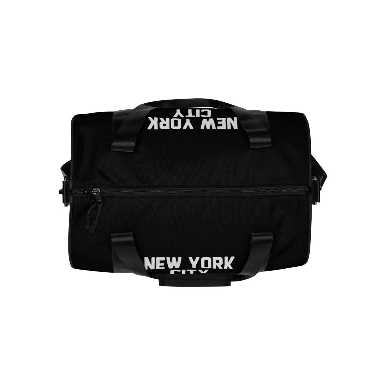New York City Duffle Gym Bag (Black) - Chinchilla Choons
