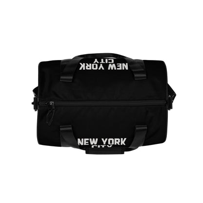 New York City Duffle Gym Bag (Black) - Chinchilla Choons