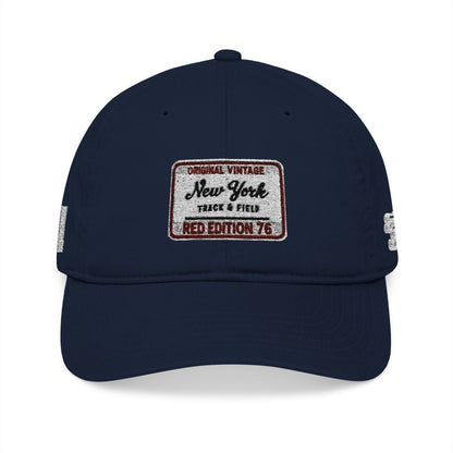 Embroidered 'New York' Patch Dad Baseball Cap - Chinchilla Choons