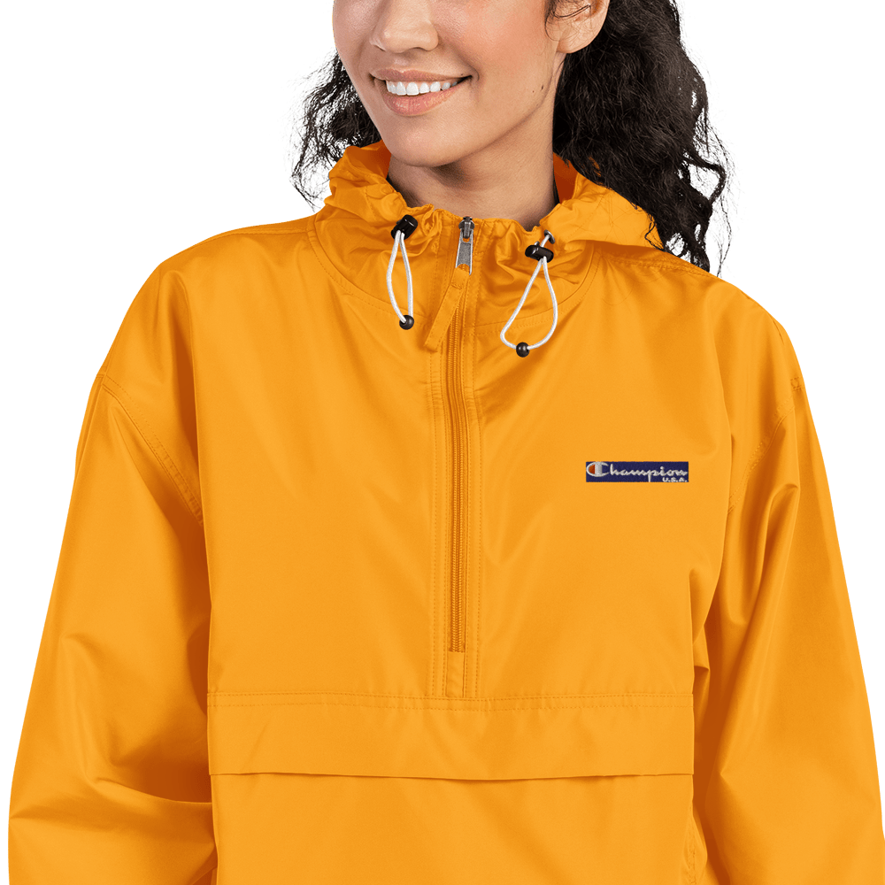 Champion Unisex Packable Anorak Jacket - Chinchilla Choons