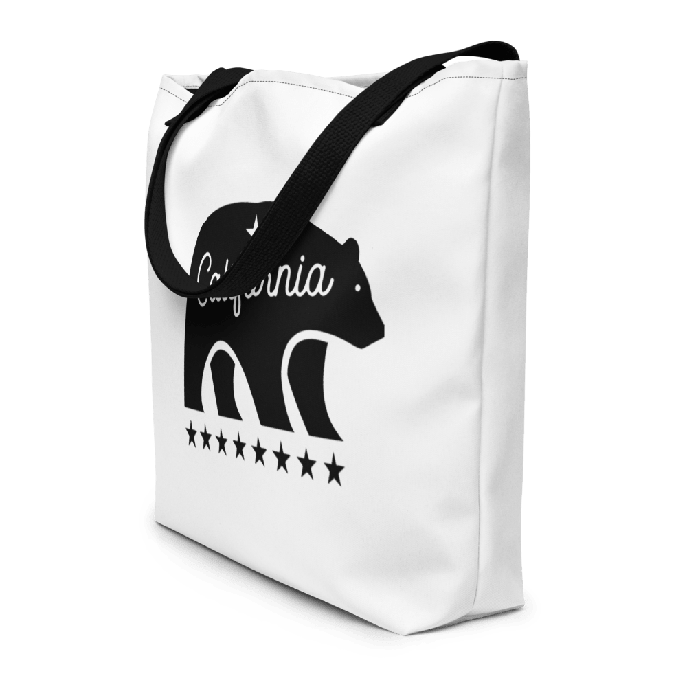 California Mascot Large Tote Bag - Chinchilla Choons