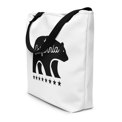 California Mascot Large Tote Bag - Chinchilla Choons
