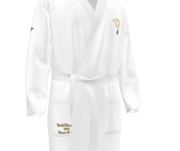 Cassius Clay Men's Boxer Dressing Gown - Chinchilla Choons