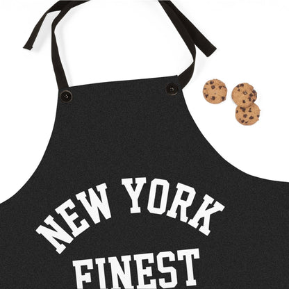 New York Finest Apron - Black & White - Chinchilla Choons
