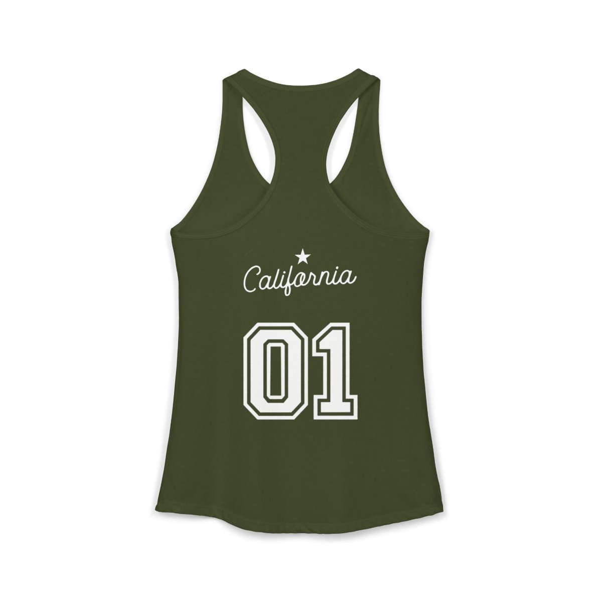 California Varsity Women's Ideal Racerback Tank Top - Chinchilla Choons