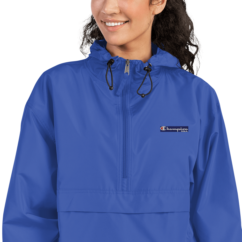 Champion Unisex Packable Anorak Jacket - Chinchilla Choons