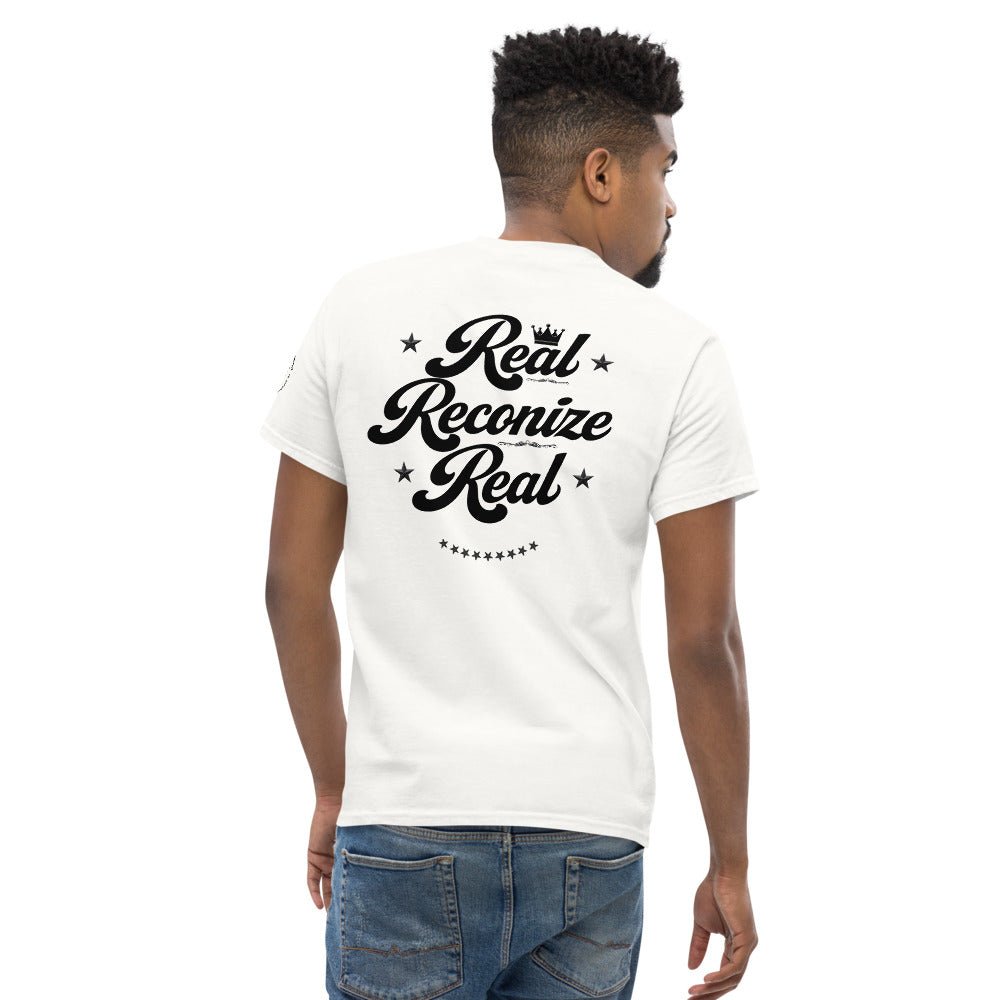 Real Reconize Real Unisex Classic Tee (Light Colours) - Chinchilla Choons