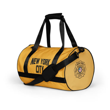 New York City Duffel Gym Bag - Gold / Black - Chinchilla Choons