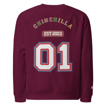 Chinchilla Varsity Unisex Organic Sweatshirt - Chinchilla Choons