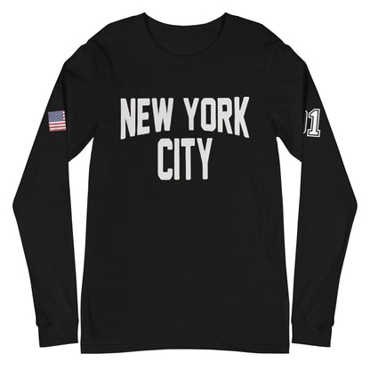 New York City Unisex Long Sleeve Tee - Chinchilla Choons