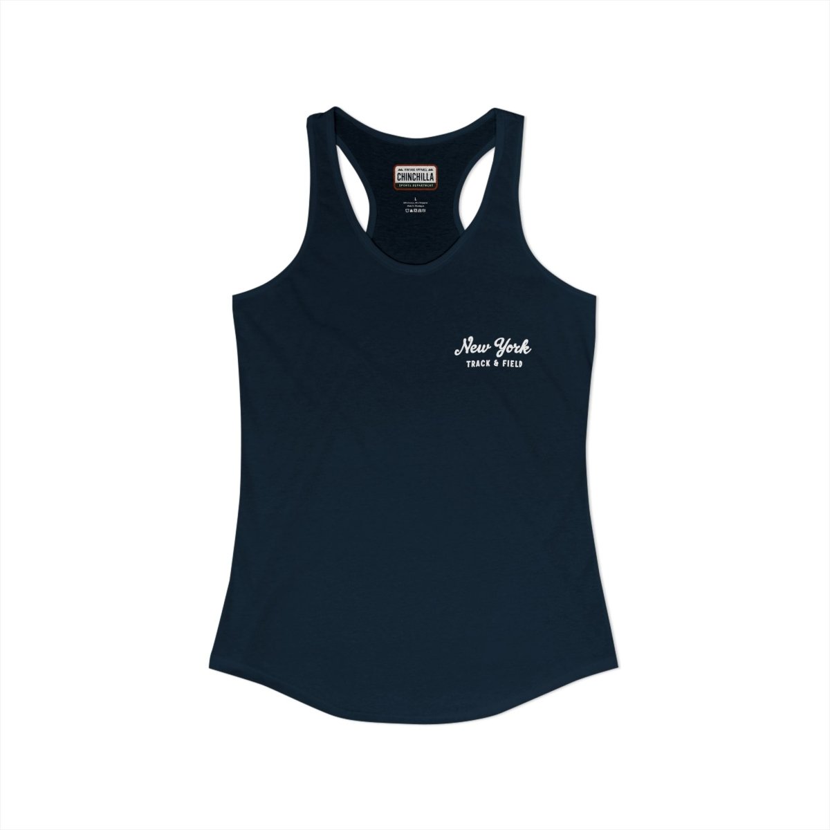 New York Varsity Women's Ideal Racerback Tank Top - Chinchilla Choons