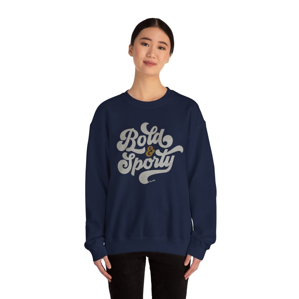 Bold & Sporty Women's Crewneck Sweatshirt - Chinchilla Choons