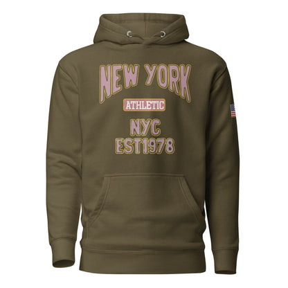 New York Athletic Premium Unisex Hoodie - Chinchilla Choons