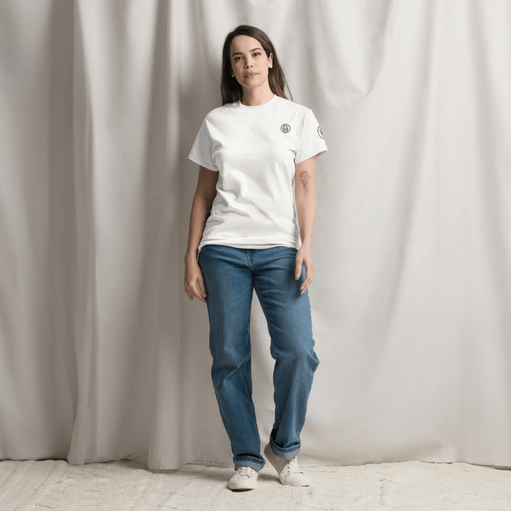 Children Of Kemet Unisex Classic Tee (White & Gold) - Chinchilla Choons