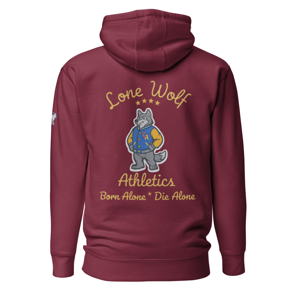 Lone Wolf Unisex Hoodie - Chinchilla Choons