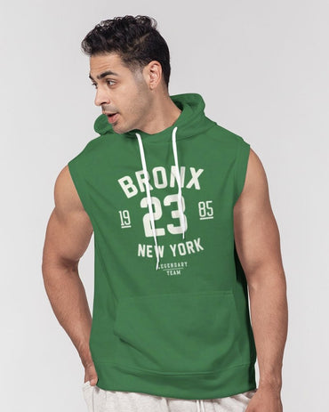 Bronx Varsity Heavyweight Sleeveless Hoodie - Chinchilla Choons