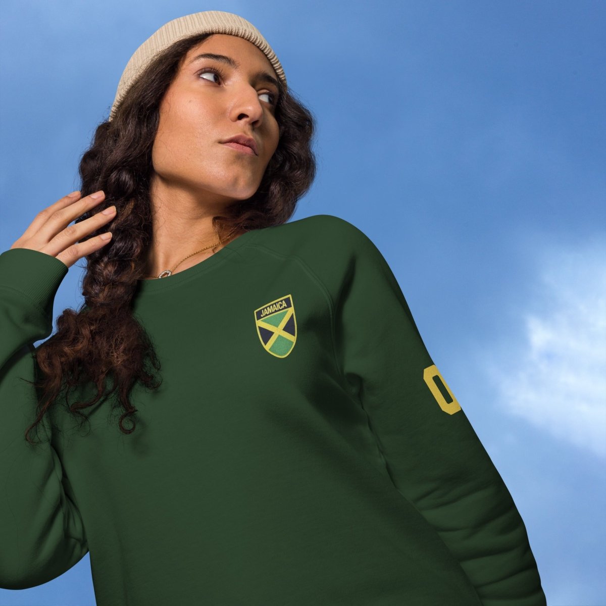 Jamaican Heritage Unisex Organic Sweatshirt - Chinchilla Choons