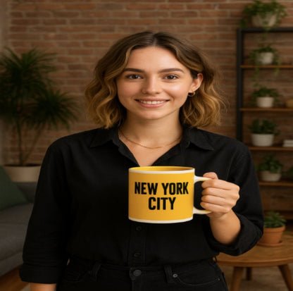 New York City Mug (Yellow/Black) - Chinchilla Choons