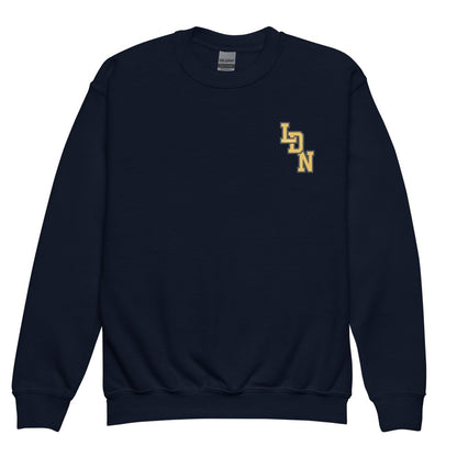 London Varsity Youth Crewneck Sweatshirt - Chinchilla Choons