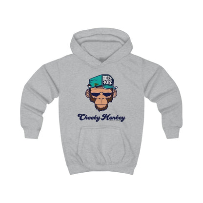Cheeky Monkey Kids Hoodie - Chinchilla Choons