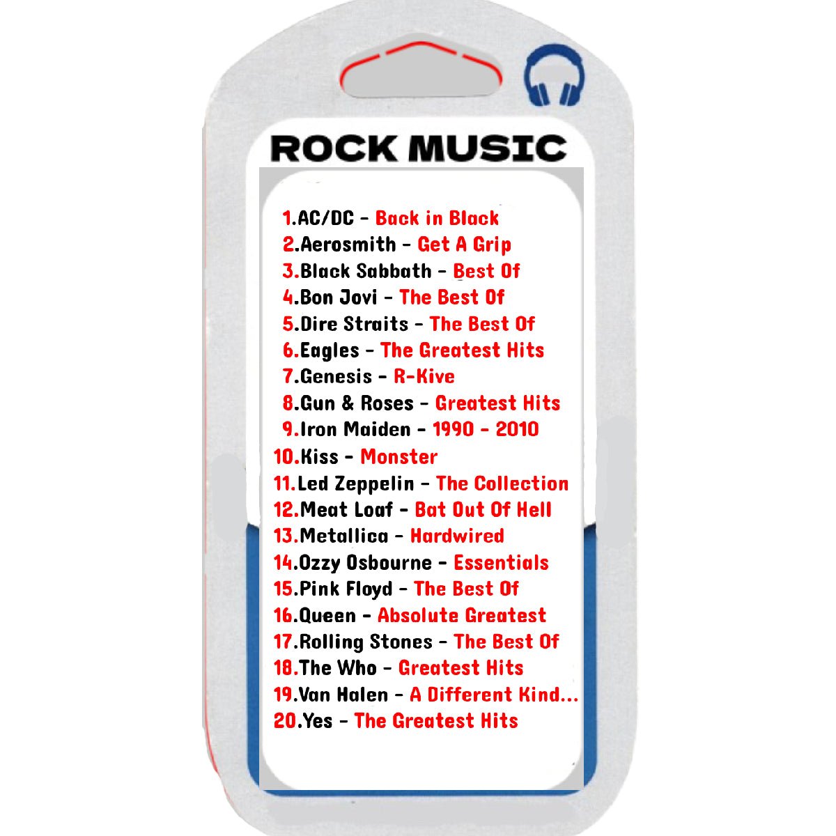 Rock Music USB - Chinchilla Choons