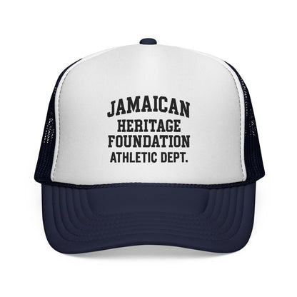 Jamaican Heritage Foundation Athletic Dept. Trucker Cap - Chinchilla Choons