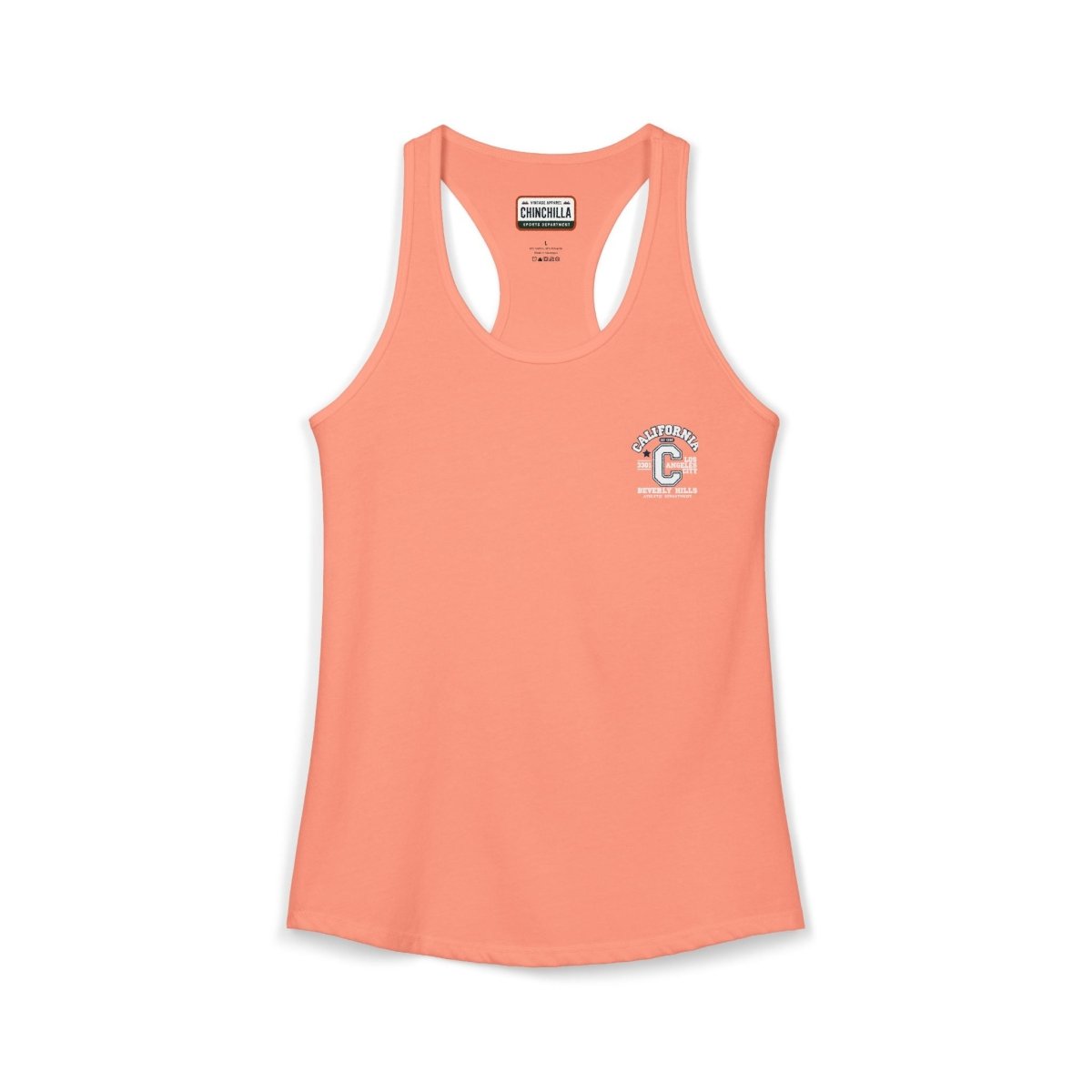 California Varsity Women's Ideal Racerback Tank Top - Chinchilla Choons