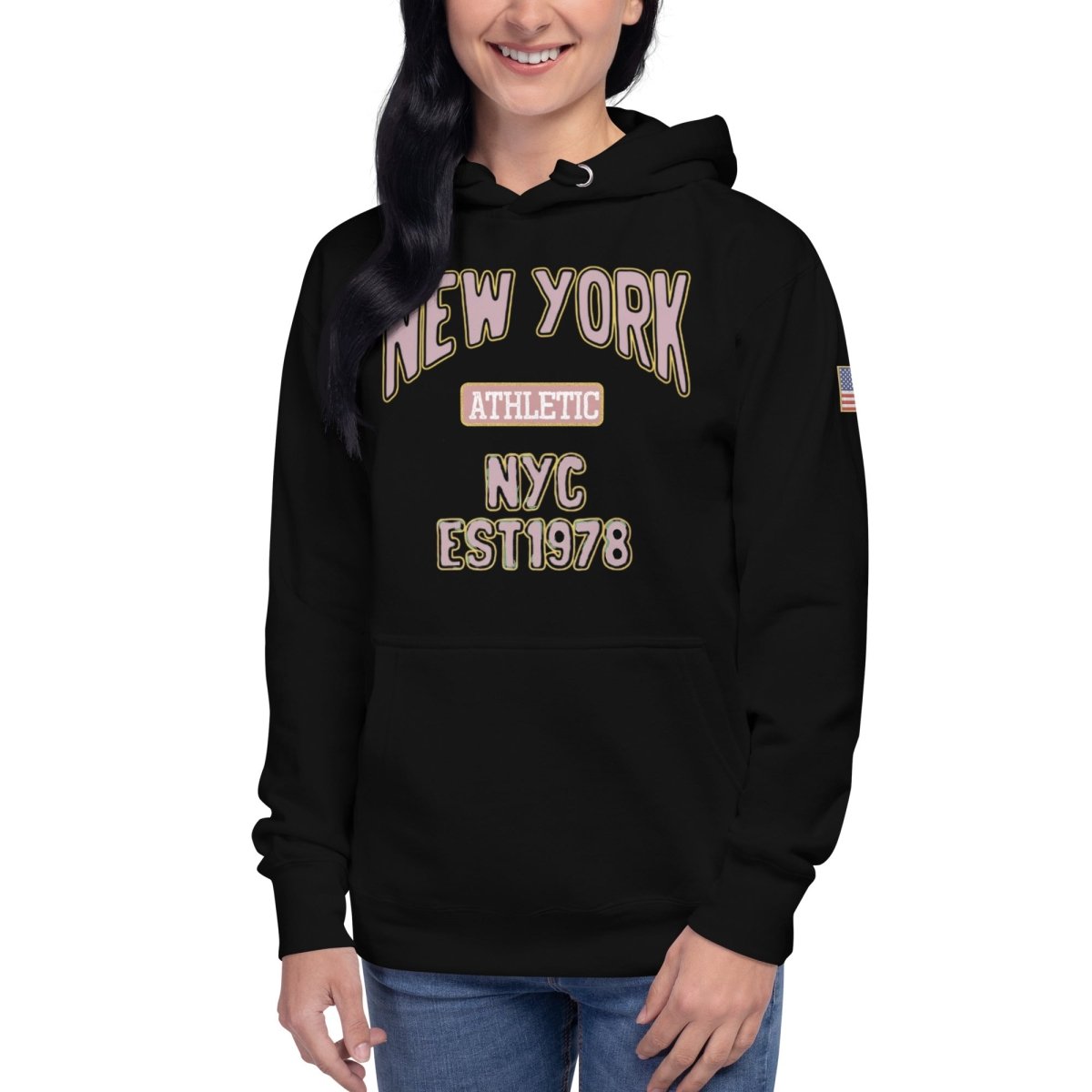 New York Athletic Premium Unisex Hoodie - Chinchilla Choons