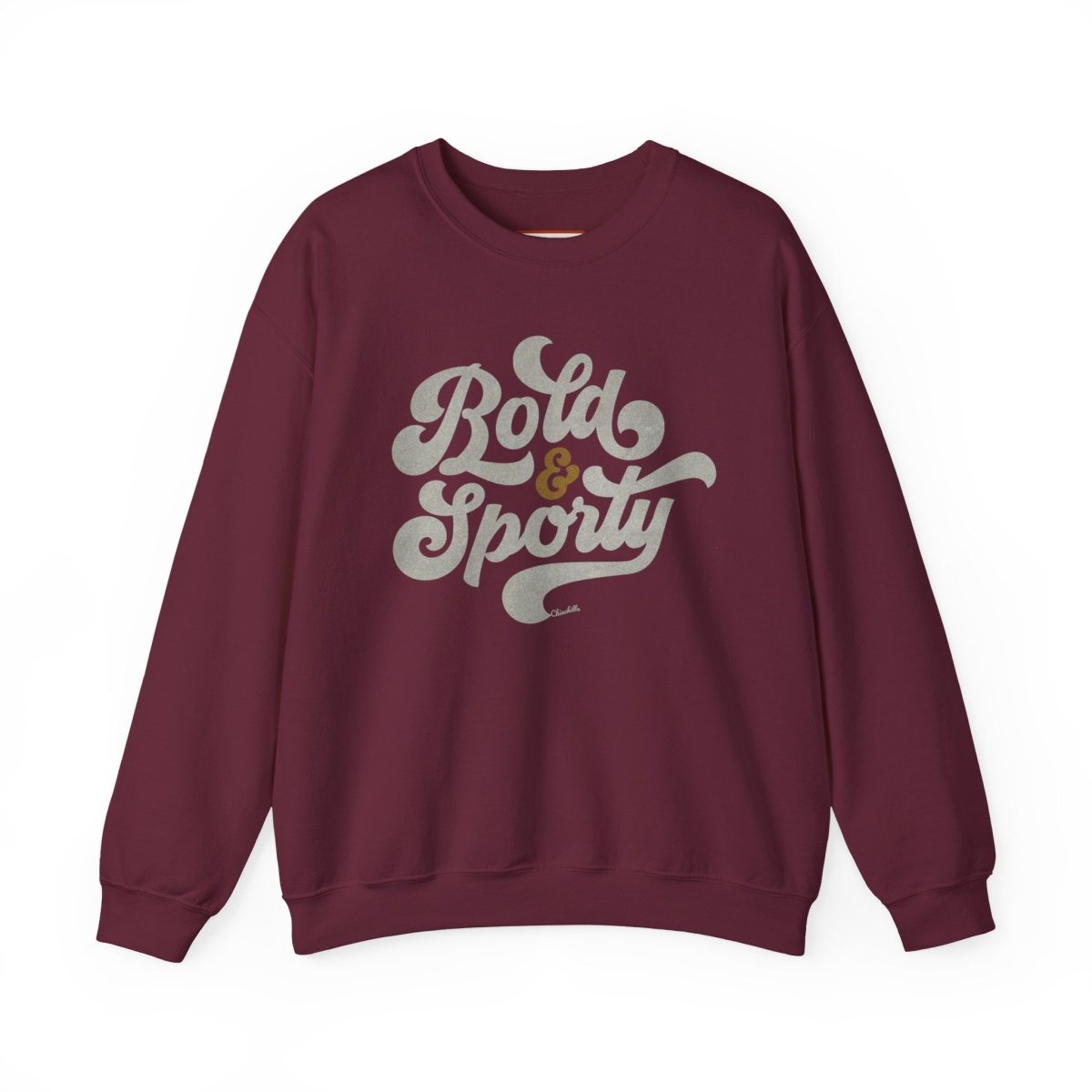 Bold & Sporty Women's Crewneck Sweatshirt - Chinchilla Choons