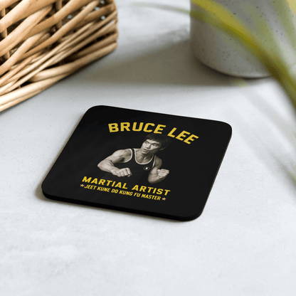 Bruce Lee Cork - Back Coaster - Chinchilla Choons