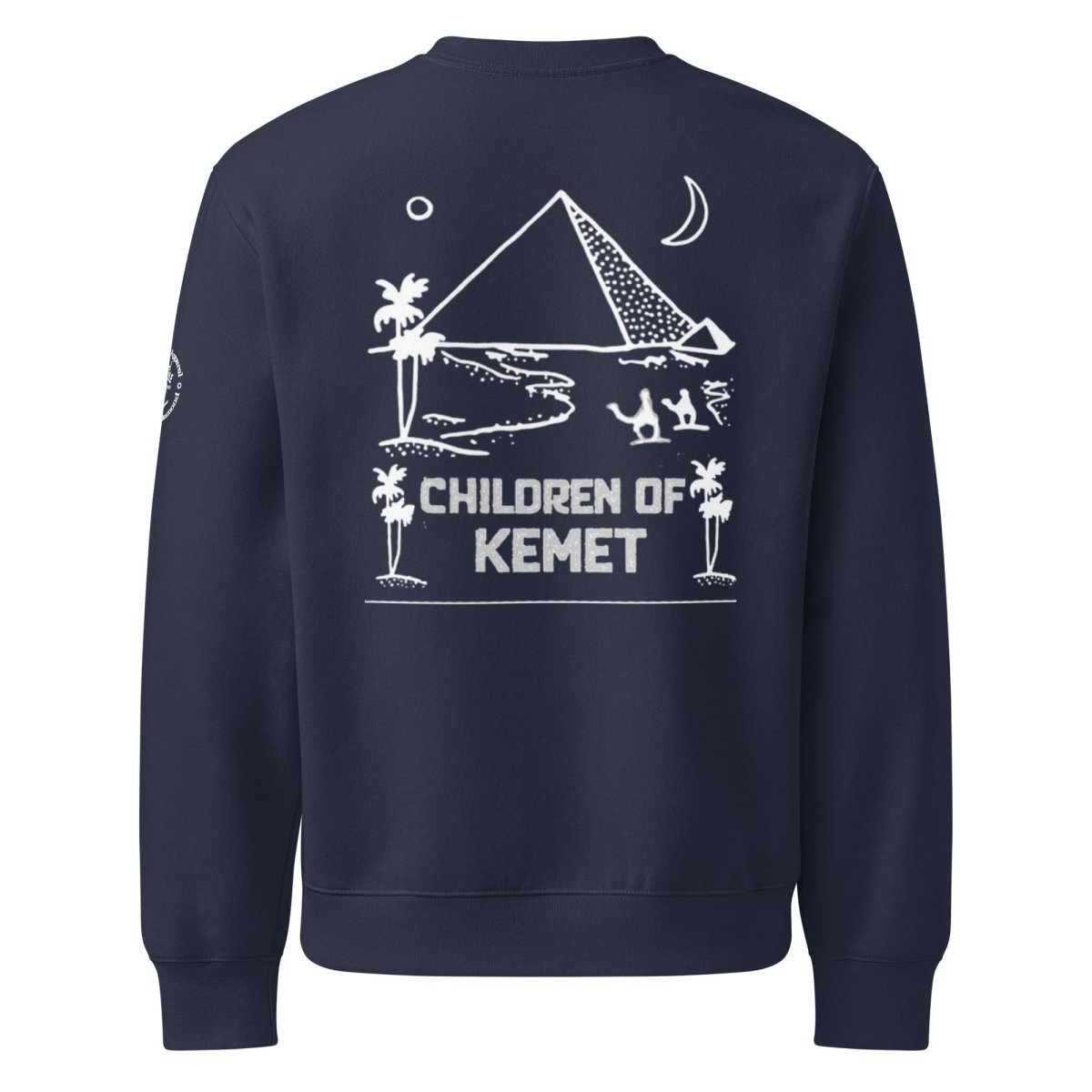 Children Of Kemet Oversized Heavyweight Sweatshirt (Black) - Chinchilla Choons