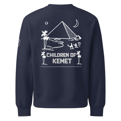 Children Of Kemet Oversized Heavyweight Sweatshirt (Black) - Chinchilla Choons