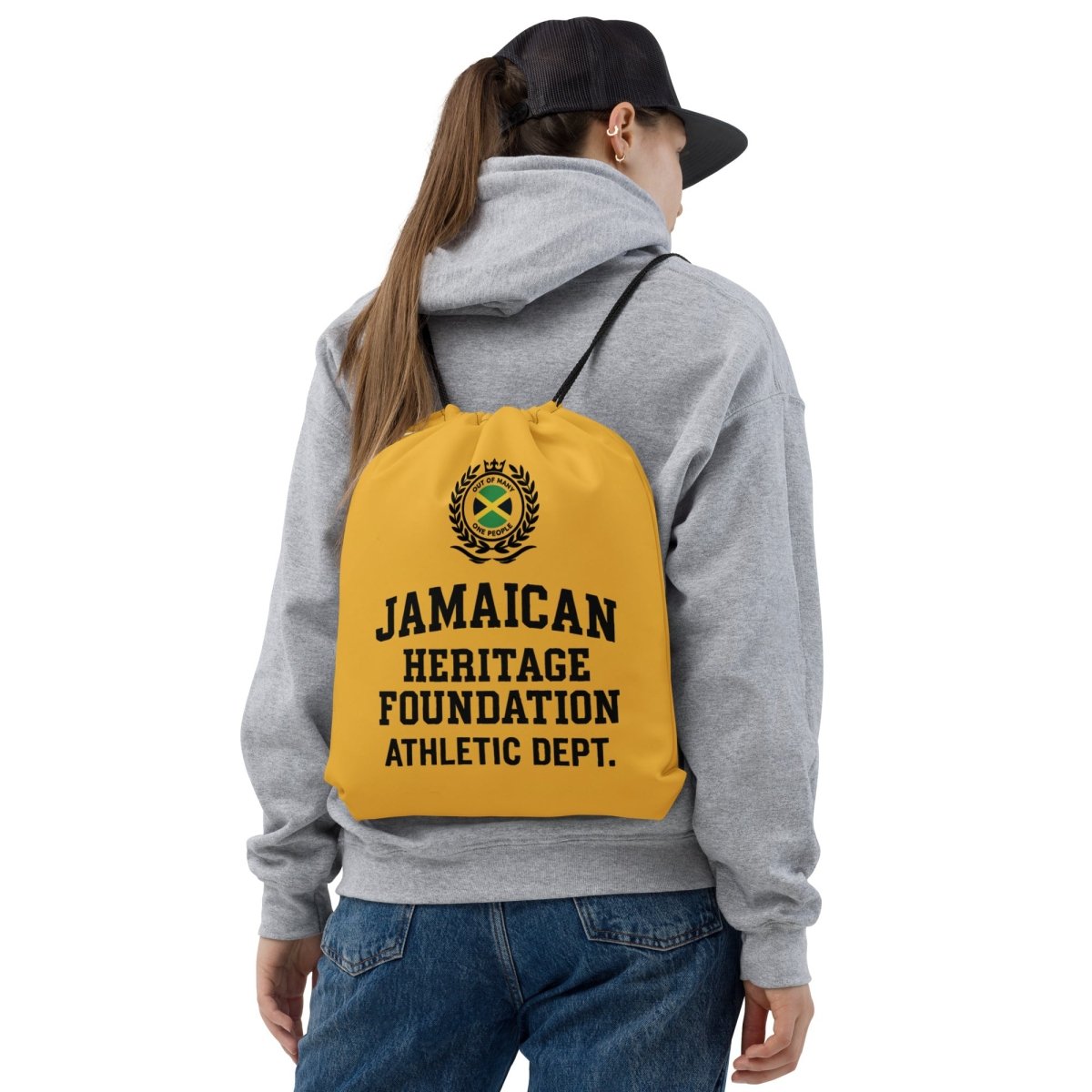 Jamaican Heritage Drawstring bag - Chinchilla Choons