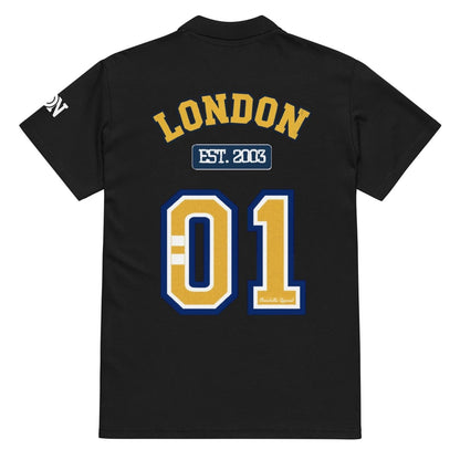 London Varsity Pique Polo Shirt - Chinchilla Choons
