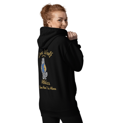 Lone Wolf Unisex Hoodie - Chinchilla Choons