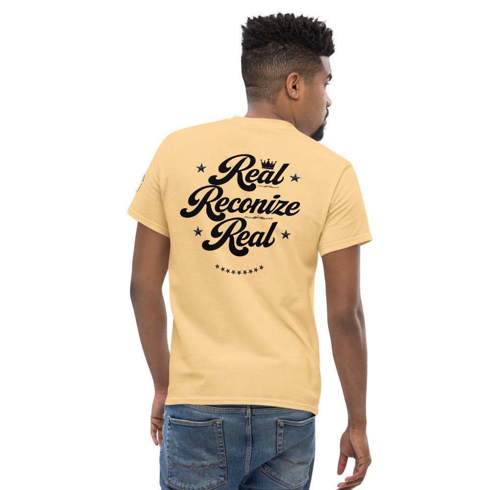 Real Reconize Real Unisex Classic Tee (Light Colours) - Chinchilla Choons