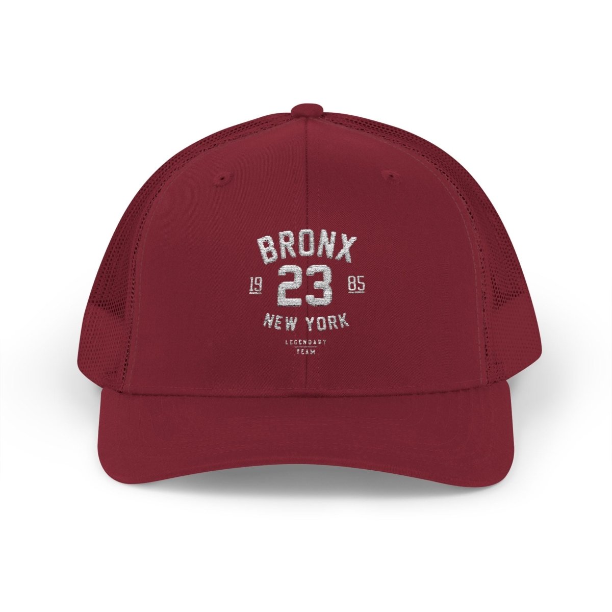 Bronx New York Embroidered Snapback Trucker Cap - Chinchilla Choons
