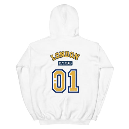 London Varsity Unisex Hoodie - Chinchilla Choons