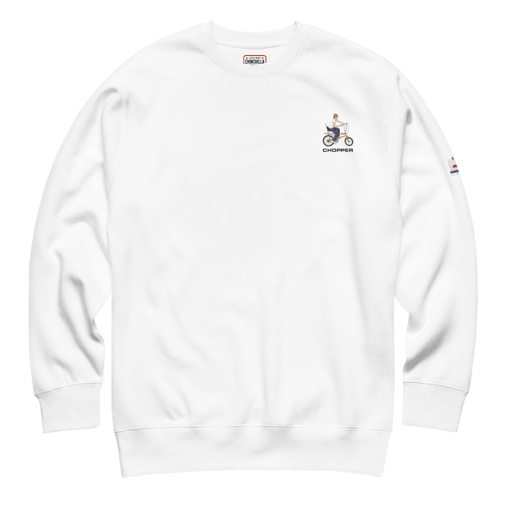 Chopper '75' Unisex Premium Sweatshirt (light Colours) - Chinchilla Choons