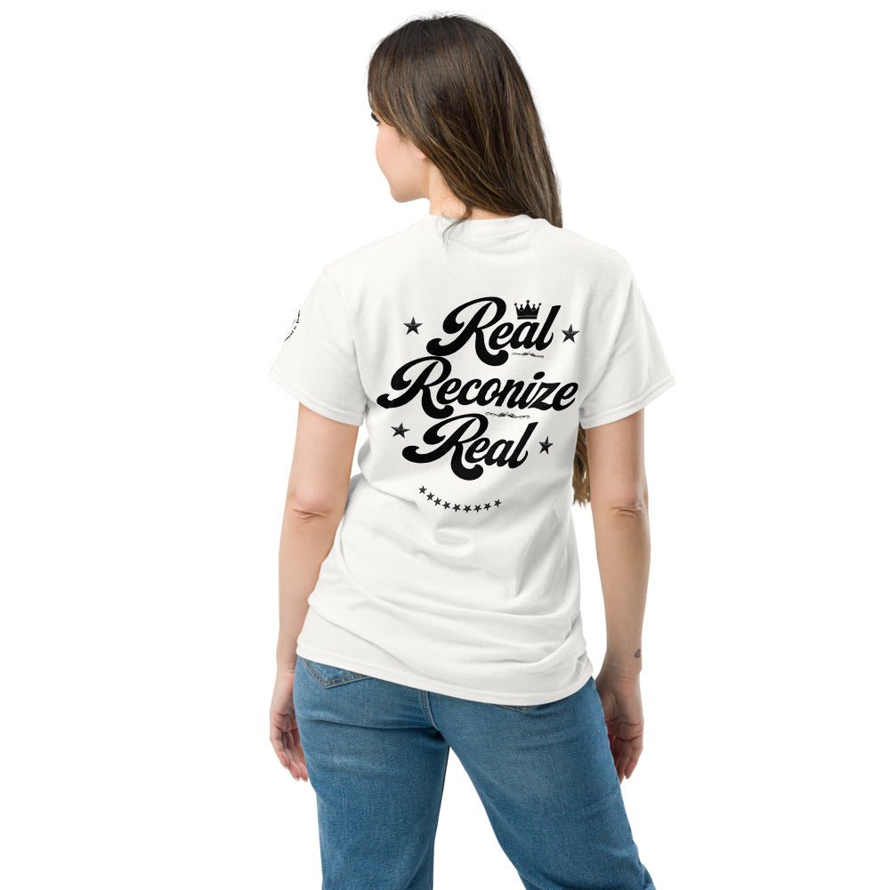 Real Reconize Real Unisex Classic Tee (Light Colours) - Chinchilla Choons