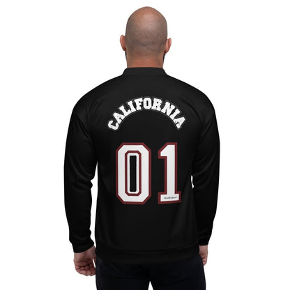 California Varsity Unisex Bomber Jacket - Chinchilla Choons