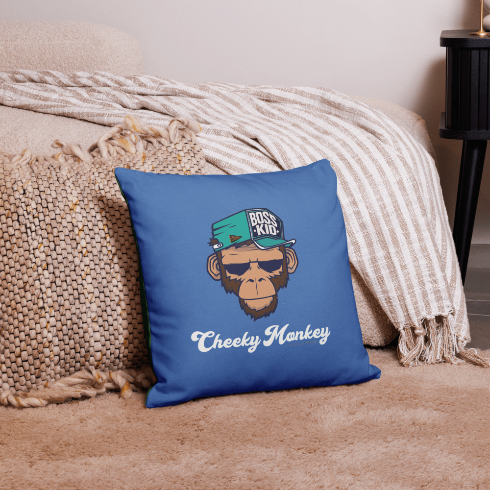 Cheeky Monkey Premium Pillow Case - Chinchilla Choons