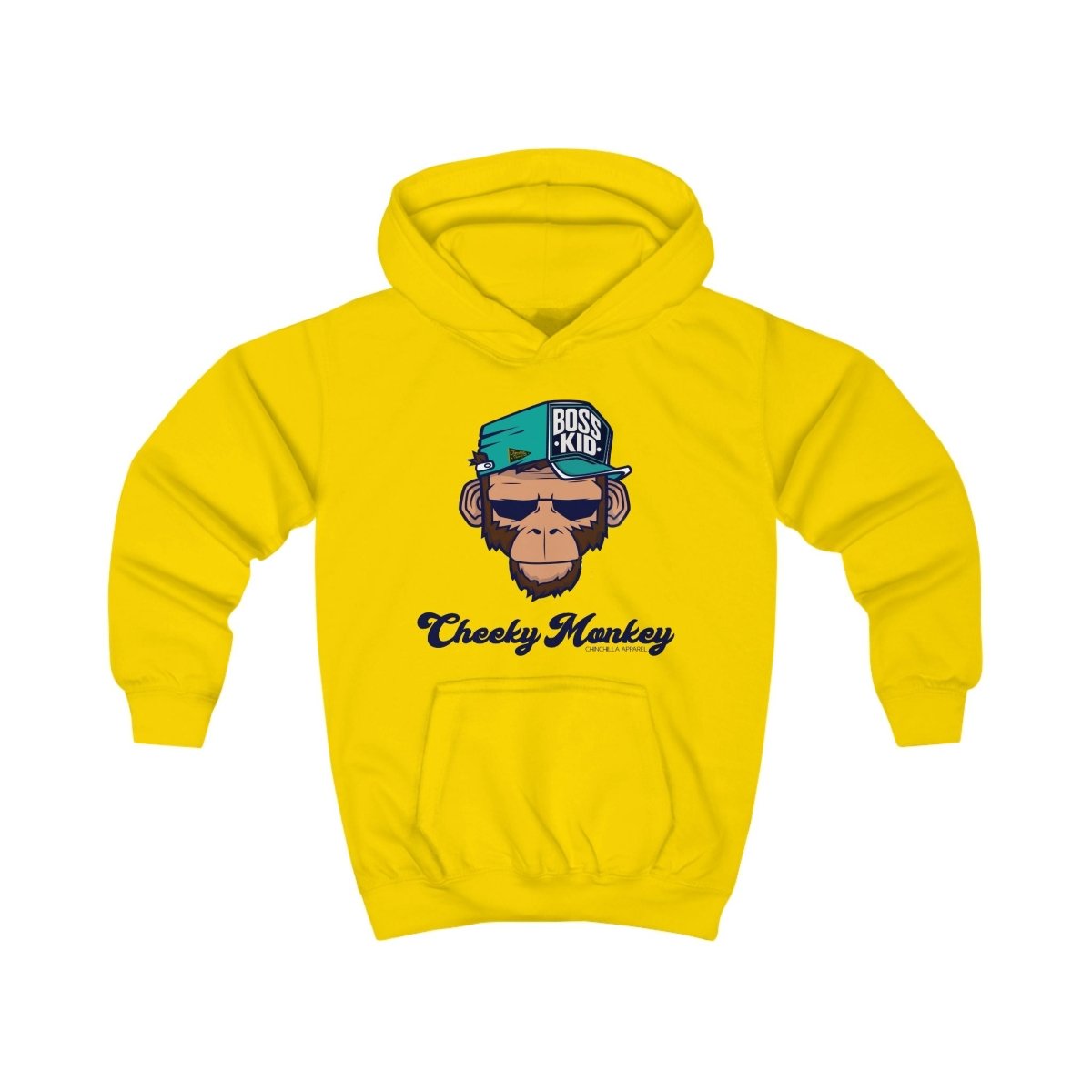 Cheeky Monkey Kids Hoodie - Chinchilla Choons