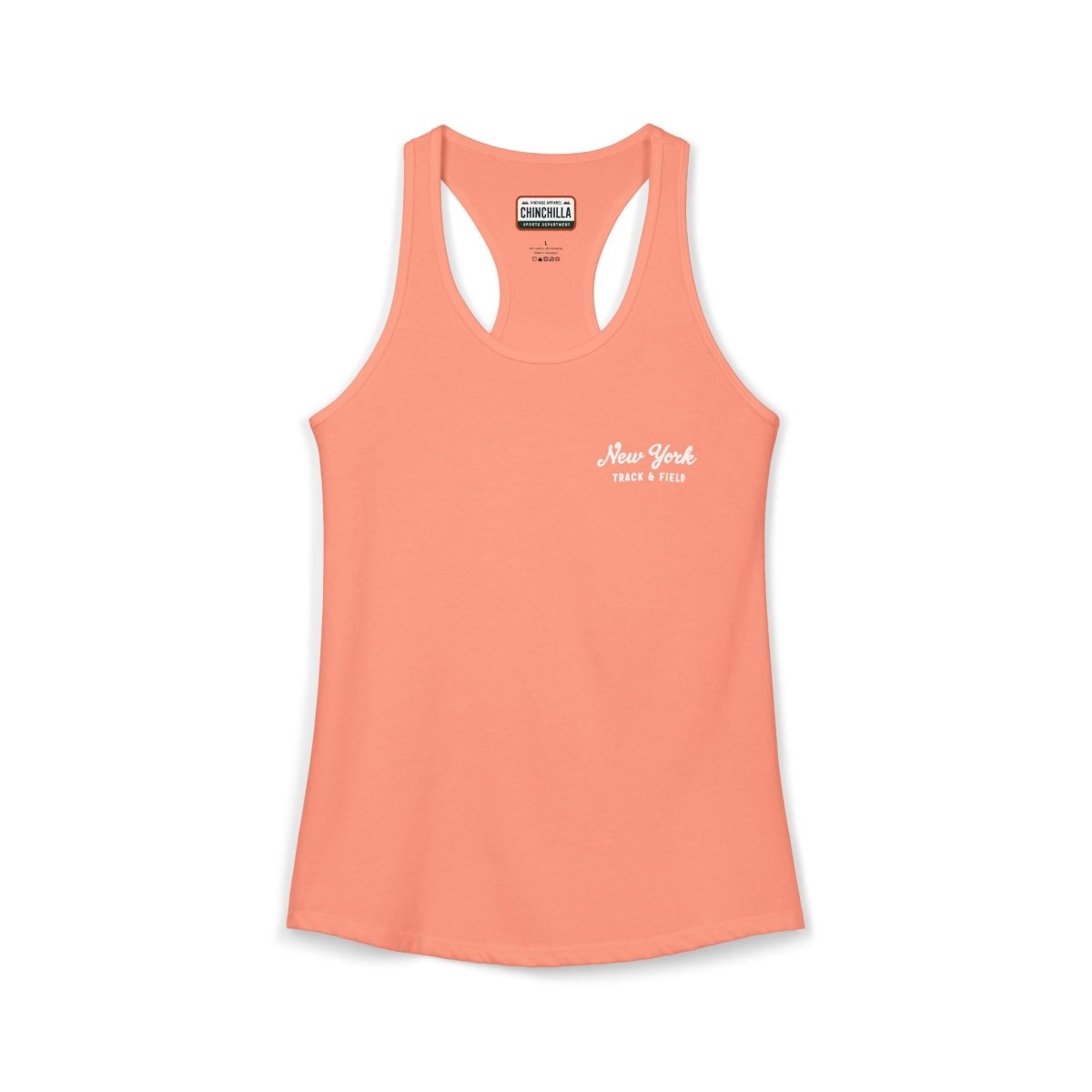 New York Varsity Women's Ideal Racerback Tank Top - Chinchilla Choons