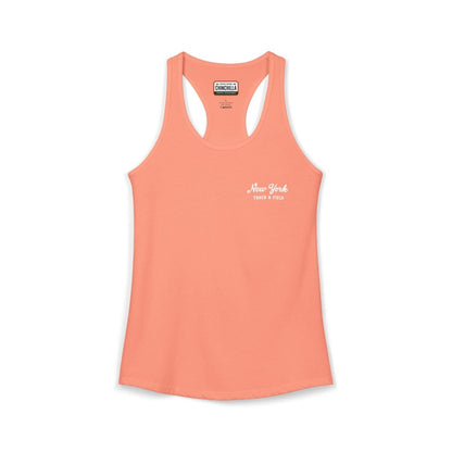 New York Varsity Women's Ideal Racerback Tank Top - Chinchilla Choons