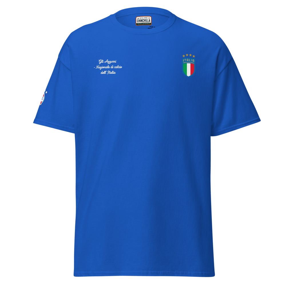 Italia Football Unisex Classic Tee - Chinchilla Choons