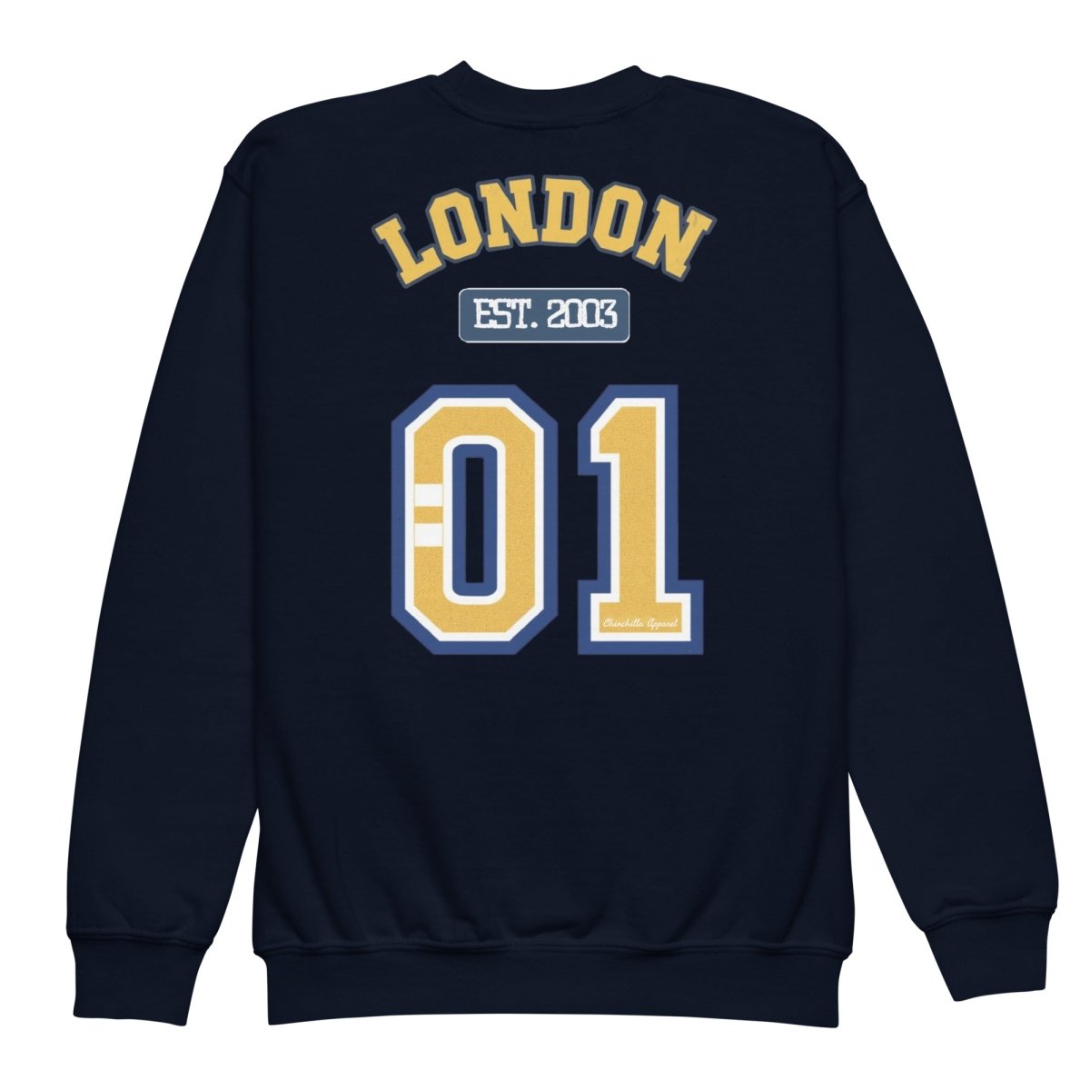 London Varsity Youth Crewneck Sweatshirt - Chinchilla Choons