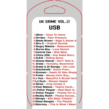 UK GRIME 2 USB - Chinchilla Choons